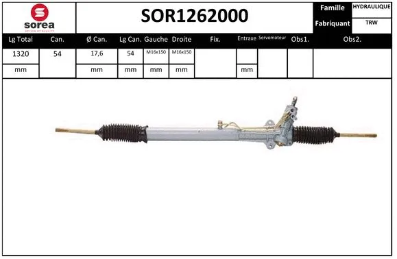 Steering Gear (SOR1262000)