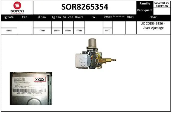 Steering Column (SOR8265354)