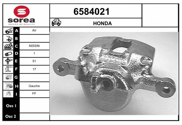 Brake Caliper (6584021)