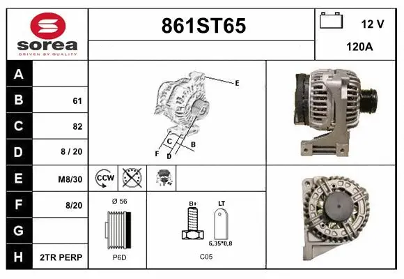 Alternator (861ST65)
