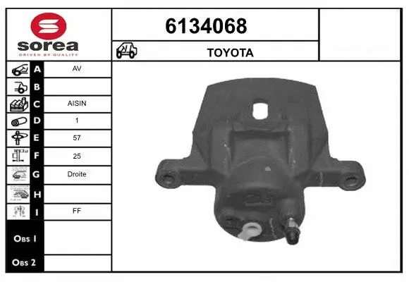 Brake Caliper (6134068)
