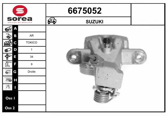 Brake Caliper (6675052)