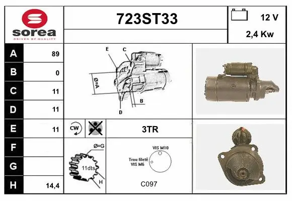 Starter (723ST33)