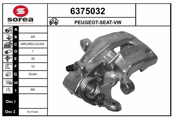 Brake Caliper (6375032)