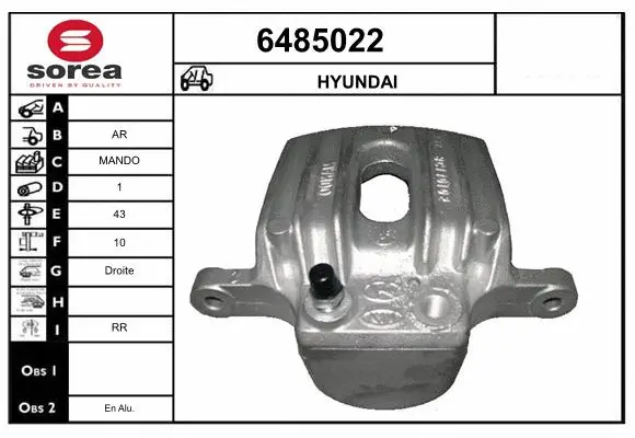 Brake Caliper (6485022)