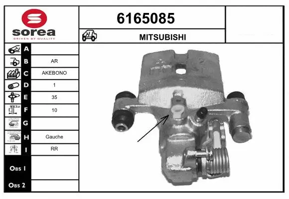 Brake Caliper (6165085)