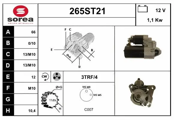 Starter (265ST21)