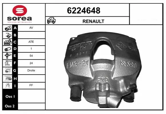 Brake Caliper (6224648)