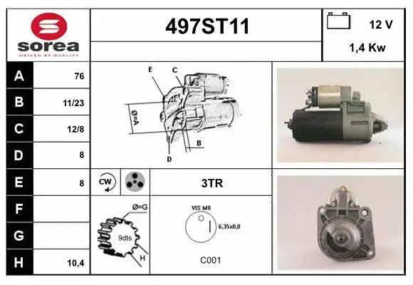 Starter (497ST11)