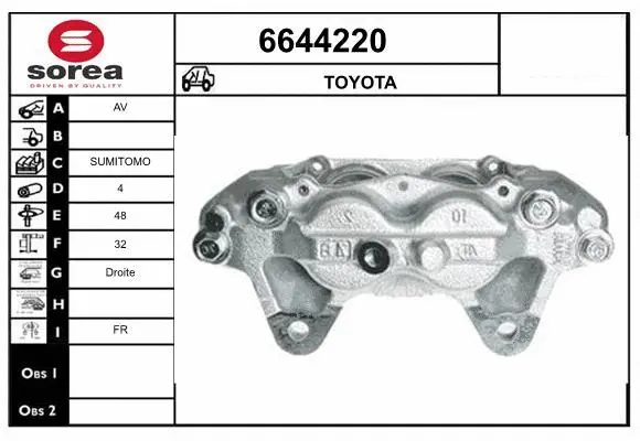 Brake Caliper (6644220)