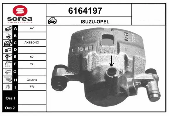 Brake Caliper (6164197)