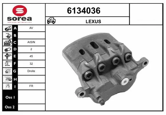 Brake Caliper (6134036)