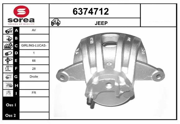 Brake Caliper (6374712)