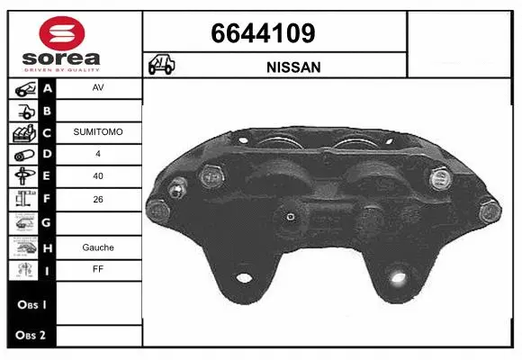 Brake Caliper (6644109)