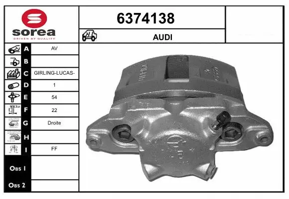 Brake Caliper (6374138)