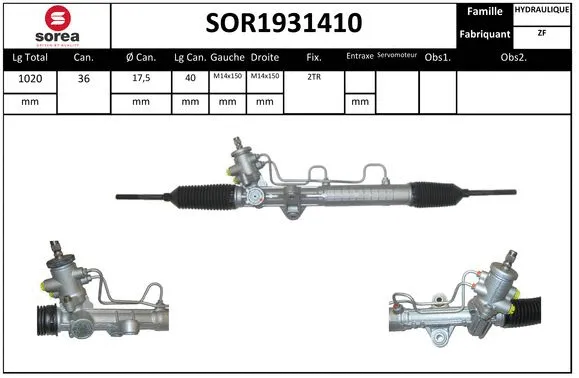 Steering Gear (SOR1931410)