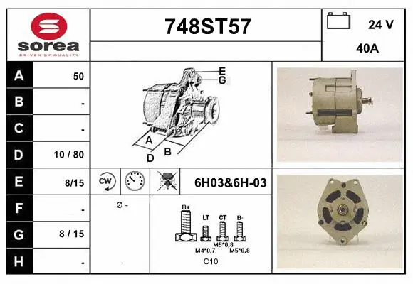 Alternator (748ST57)