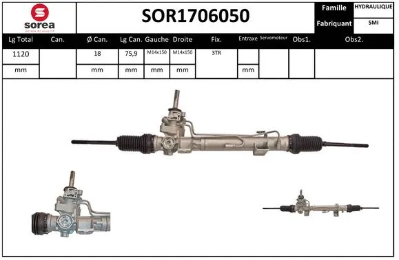 Steering Gear (SOR1706050)