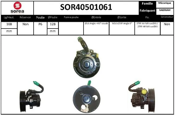 Hydraulic Pump, steering (SOR40501061)