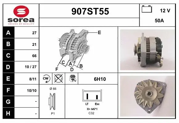 Alternator (907ST55)