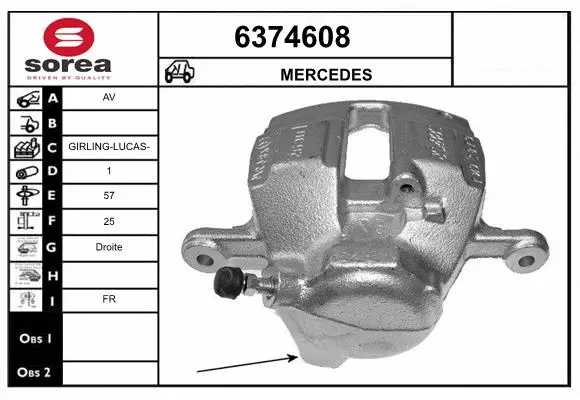 Brake Caliper (6374608)
