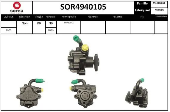 Hydraulic Pump, steering (SOR4940105)