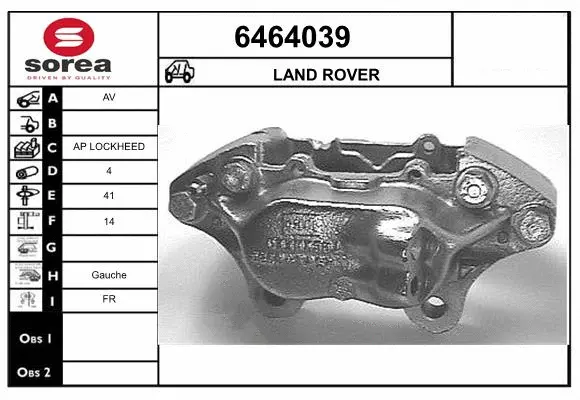 Brake Caliper (6464039)