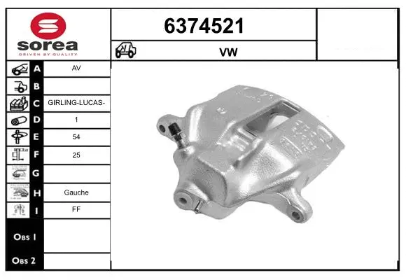 Brake Caliper (6374521)