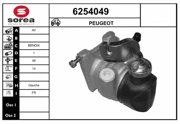 Brake Caliper (6254049)