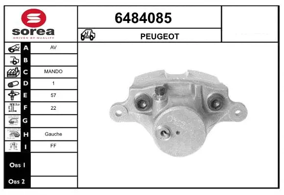 Brake Caliper (6484085)
