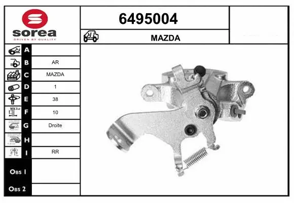 Brake Caliper (6495004)