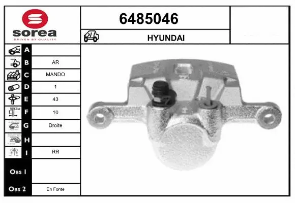Brake Caliper (6485046)