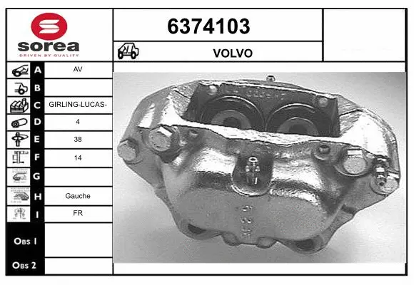 Brake Caliper (6374103)