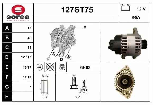 Alternator (127ST75)