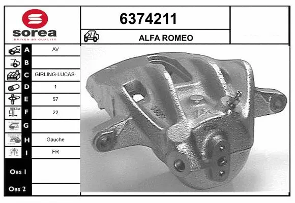 Brake Caliper (6374211)
