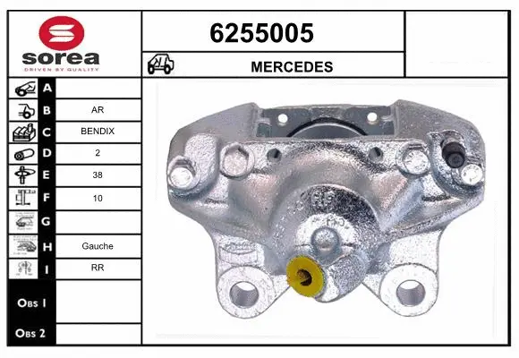 Brake Caliper (6255005)