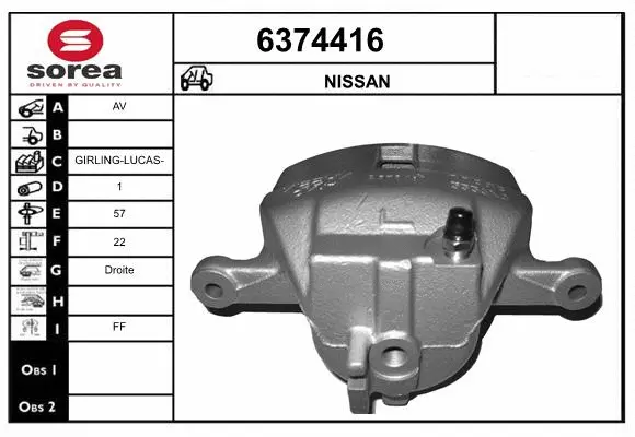 Brake Caliper (6374416)
