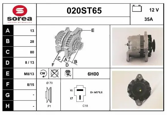 Alternator (020ST65)