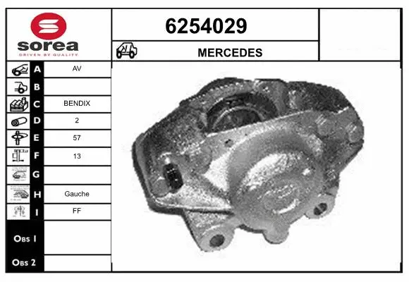 Brake Caliper (6254029)