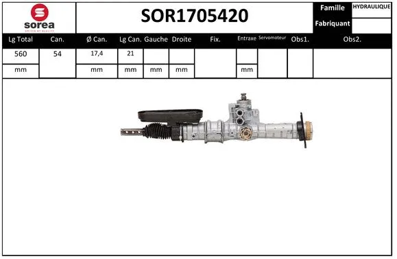 Steering Gear (SOR1705420)