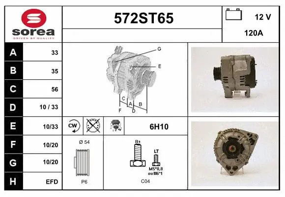 Alternator (572ST65)