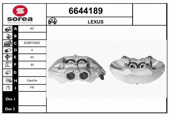 Brake Caliper (6644189)
