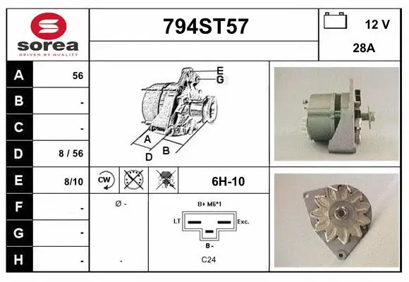 Alternator (794ST57)