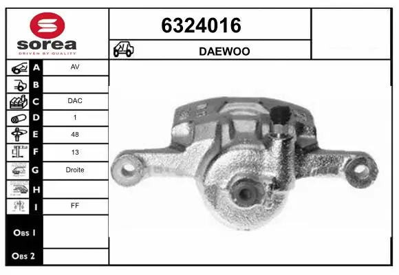 Brake Caliper (6324016)