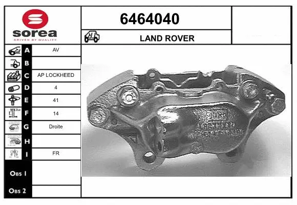 Brake Caliper (6464040)