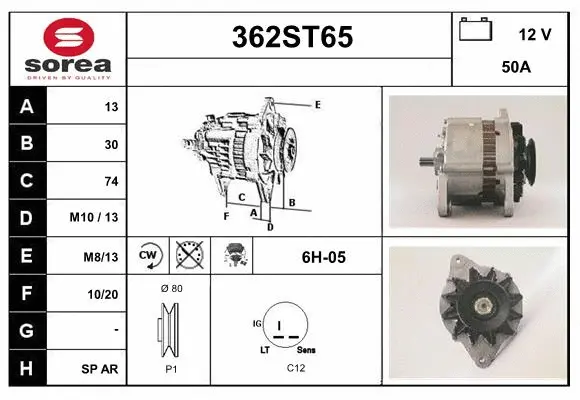 Alternator (362ST65)