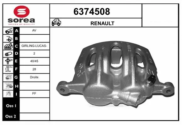 Brake Caliper (6374508)