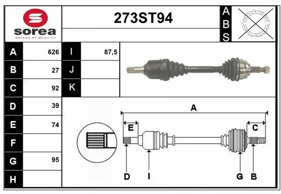 Drive Shaft (273ST94)