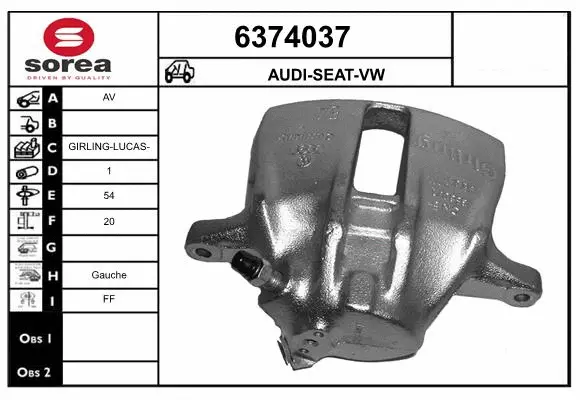 Brake Caliper (6374037)