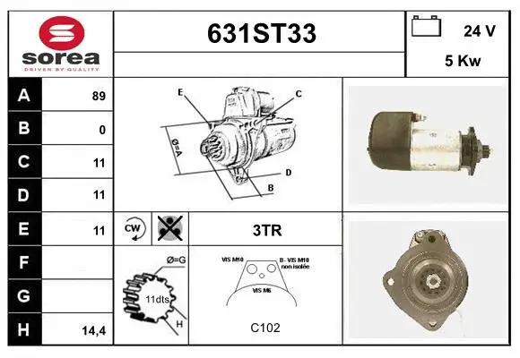 Starter (631ST33)